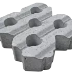 Grasbetontegel type H 40x40x12(rondom hol-dol) K85911  BK25