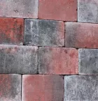 Tambour 20x30x6 rood/zwart