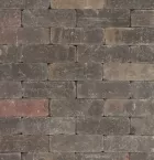 Metro Trommelsteen 21x7x7 brons genuanceerd