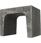 U-element 40x40x50 cm Antraciet