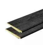 Excellent/Elegant Achterwand Zwart Zweeds Rabat 580cm