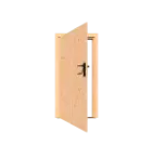 Excellent/Elegant Enkele Deur Douglas Dicht  Rechtsdraaiend