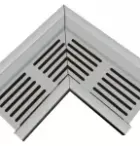 Top Stone 100/100 Hoekstuk - Grijs (Aluminium)