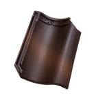 OVH Klassiek dakpan roestkleur zwart satinet