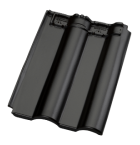 Modula dakpan zwart edel-engobe