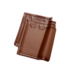 TdN993 dakpan bruin verglaasd