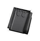 TdN18 dakpan matzwart engobe