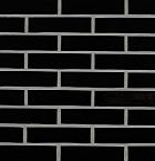 Crystal Zwart | Waal Formaat Glazuur: 1x strek + 2x kop | Strengpers | 210 x 100 x 50