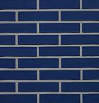Crystal Blauw | Waal Formaat Glazuur: 1x strek +1x kop | Strengpers | 210 x 100 x 50