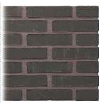 Gevelsteen | Vormbak Wasserstrich | Zwart | Waalformaat