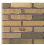 Gevelsteen | Vormbak Wasserstrich | Hunze (Geel Bont Mangaan gesinterd) | Waalformaat