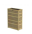 Bloembak Flux 90 Excellent, 70 x 30 x 90 cm, groen geïmpregneerd.