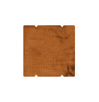 KP Hardhouten geschaafde paal, 2-zijdig geprofileerd, 6,5 x 6,5 x 270 cm