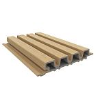 NewTechWood HKC co-extrusie Castellation PRO35 gevelbekleding, 3,3 x 21,5 x 290 cm, Red Cedar.
