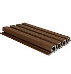 NewTechWood HKC co-extrusie Castellation PRO35 gevelbekleding, 3,3 x 21,5 x 290 cm, Ipé.