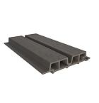 NewTechWood HKC co-extrusie Castellation PRO65 gevelbekleding, 3,3 x 18 x 390 cm, Silver Gray.