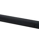 Betonpaal glad met diamantkop 10 x 10 x 190 cm, antraciet gecoat, eindpaal tbv scherm 90 cm hoog