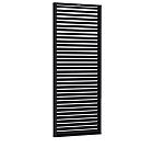 Shutterscherm Excellent vuren, 90 x 224 cm, zwart gespoten