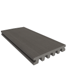 NewTechWood HKC co-extrusie enkelzijdig dekdeel houtstructuur 2,3 x 13,8 x 300 cm, Silver Gray.