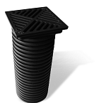 ACO Self infiltratieput 255x255 nw model met gietijzeren rooster 25x25cm