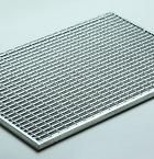 Maasrooster tbv schoonloper  600x400 mm verzinkt staal