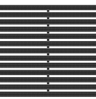 Mat tbv schoonloper, 1000x500mm aluminium + rubber, zwart