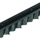 ACO Hexaline 2,0 goot zwart, L=1000mm excl. rooster