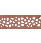 Voronoï Corten coating L= 500mm