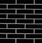 Crystal Zwart | Waal Formaat Glazuur: 1x strek | Strengpers | 210 x 100 x 50