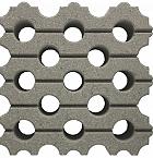 AquaPassage 60x60x16cm MP grijs vlak 4st/lg