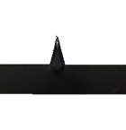 Stalen Borderrand | WS | Flexibel | Zwart | 16x106 cm