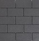 Design brick 8 cm black komo