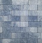 Dikformaat strak 21x7x6 cm grijs/zwart komo