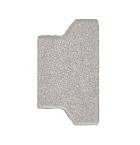 H-verbandsteen half 8 cm grijs