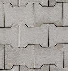 S-top H-verbandsteen 8 cm grijs komo