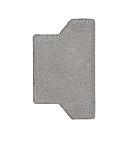 S-top H-verbandsteen half 8 cm grijs komo