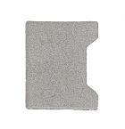 S-top H-verbandsteen begin/eind 8 cm grijs