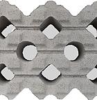 Grasbeton 40x60x12 cm grijs profiel (DR)