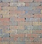 Stonique trommel waalformaat 7 cm oud bruin