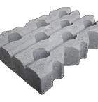 Grasbetontegel type D 40x60x12(40 cm. zijde vlak) K85911 BK15