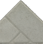 Ecotop Base Bisschopsmuts 29,5x5x19,5x8 normaal facet grijs met schijnvoeg bss KOMO PL2