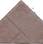 Ecotop Premium Bisschopsmuts 29,5x5x19,5x8 normaal facet heidekleur met schijnvoeg bss KOMO PL2