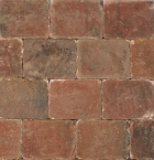 Metro Trommelsteen 20x30x6 brons genuanceerd