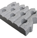 Grasbetontegel type B 40x60x12(60 cm. zijde vlak) K85911 vormklasse B BK15