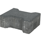 Ecotop Base H-verbandsteen 20x16,4/11,7x8 normaal facet antraciet KOMO PL2