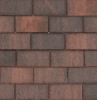 Tremico Betonklinker (BKK) Rood/Zwart 7cm