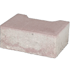 Ecotop Base Randsteen 20x13,4/11,5x8 normaal facet heidekleur KOMO PL2