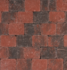 Tambour 15x20x6 rood/zwart