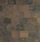 Metro Trommelsteen 15x20x6 brons genuanceerd