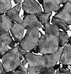 Basalt Brokjes zwart 56-75mm mini bag 500 kg